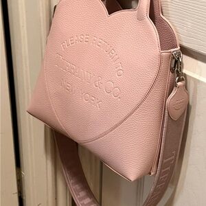 Tiffany & Co. Blush Pink Heart Shoulder Bag